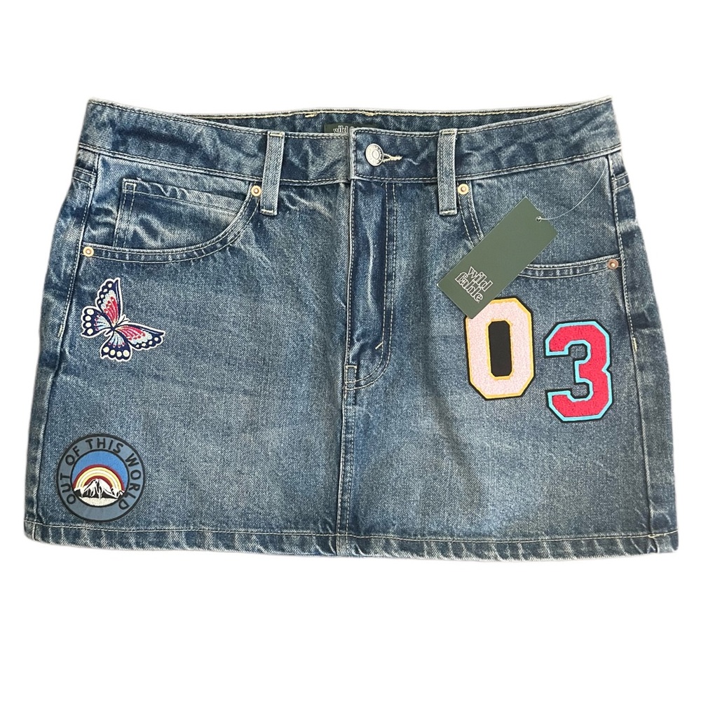 Wild Fable Denim Mini Skirt